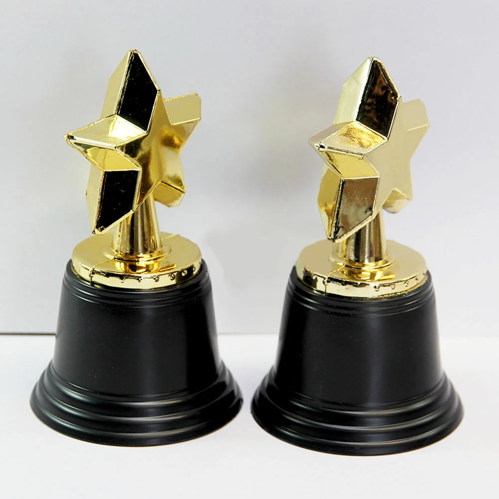 díj Golden Mini Award Trófea díjak Dekor műanyag jutalom díjak Óvodás gyerekek ajándék díjak Trófea fekete talppal - 5