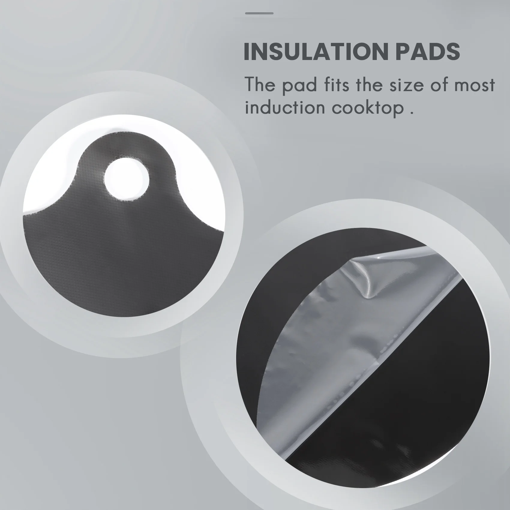  Elektromos indukciós főzőlapvédő szőnyeg csúszásgátló szőnyeg szilikon főzőlap karcvédő fedél hőszigetelt szőnyeg 2 csomag - 4
