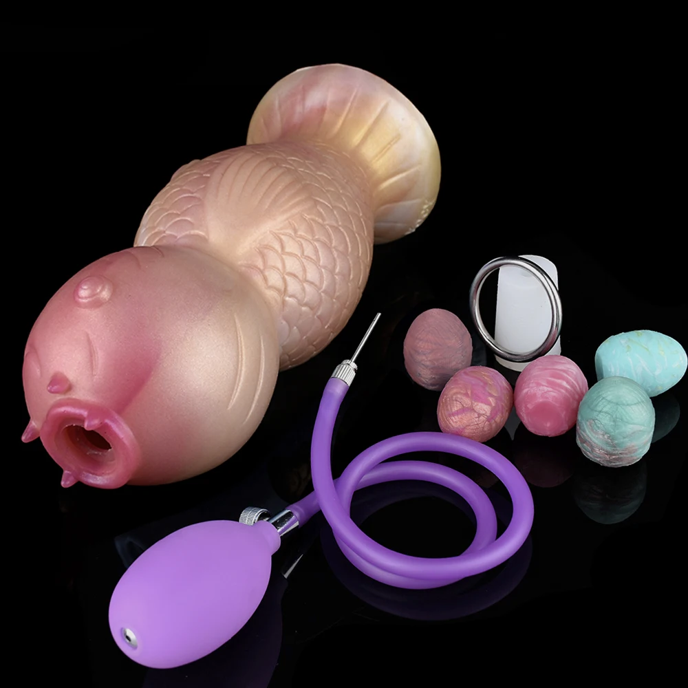 FAAK fantázia Koi pneumatikus ovipositor Anális szex játékok Tojást tojni Dildók szopós hüvelygolyók Butt dugó felnőtt játékok Maszturbátorok - 5