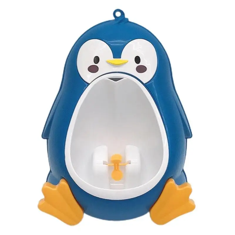 Fiú piszoár kisgyermekeknek bili fiúk piszoár álló kisgyermekek számára falra szerelhető pingvin alakú WC-edzés Pisilő állvány fiúknak - 0