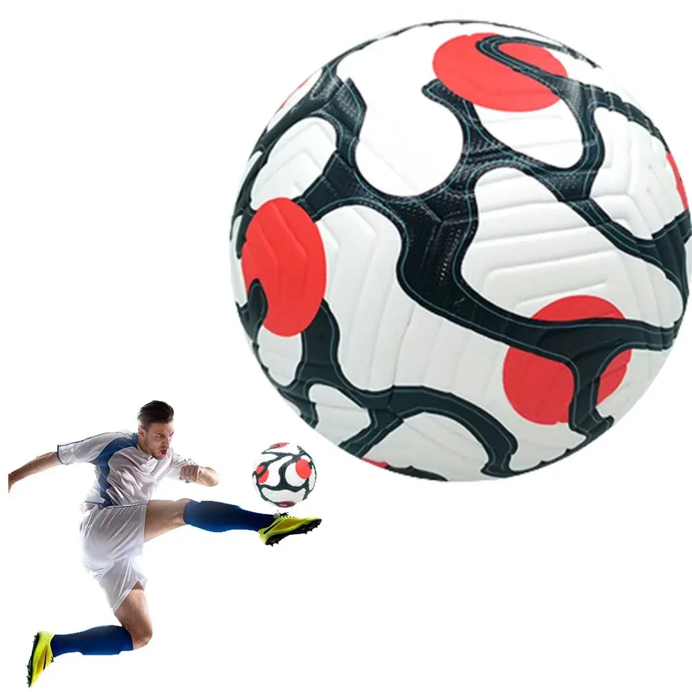 Focilabda PU Anyag mérete 5 Méret 4 Géppel varrott labdák Cél Kültéri Futball Edzőmérkőzés Liga Gyermek Férfi Futbol 1PC - 4