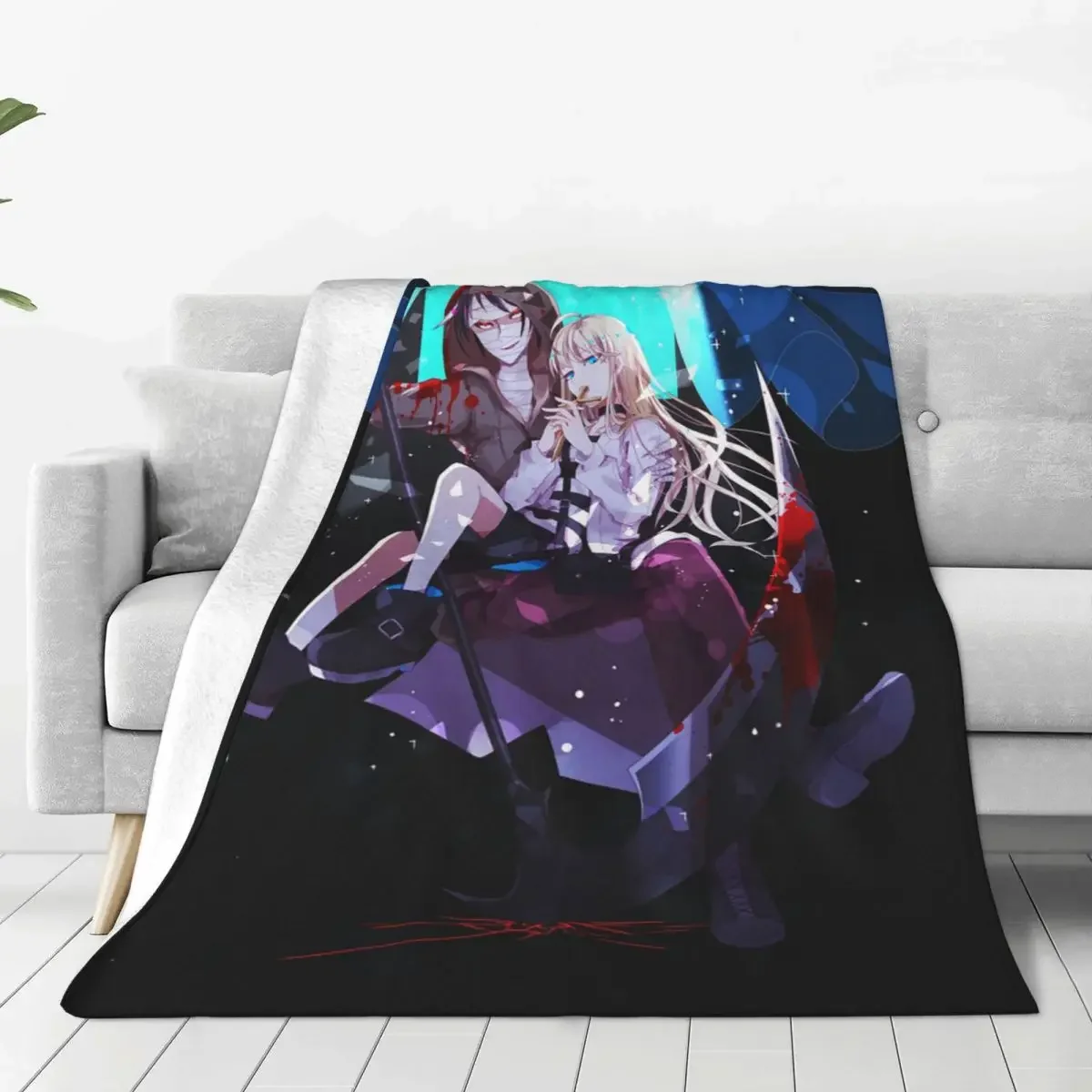 Gardner Rachel Foster Isaac Flanel Takarók dobása A halál angyalai Anime takarók otthoni kanapéra Meleg ágytakaró - 0