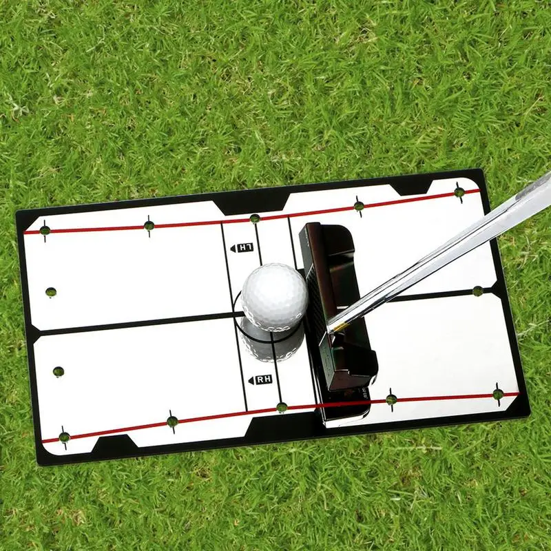 Golf szabadalmaztatott Tükör edzés Elhelyezési segédeszközök Golfedző eszköz Swing képzési segédeszközök Gyakorlat Edző elhelyezése kezdőknek - 4