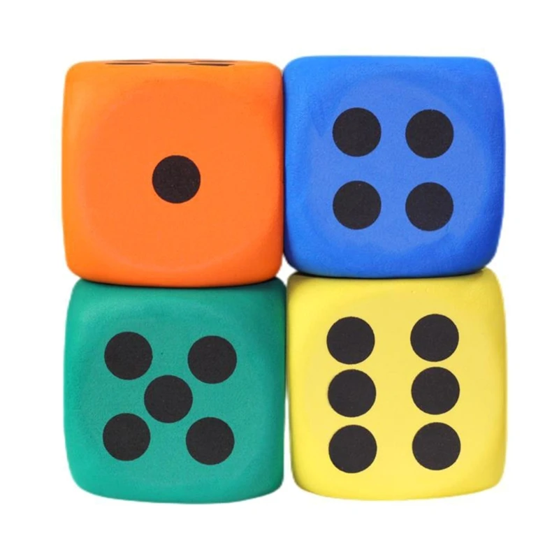 Hat oldalsó pontkocka színes kockák tanulást segítő játék kockák matematikatanításhoz - 0
