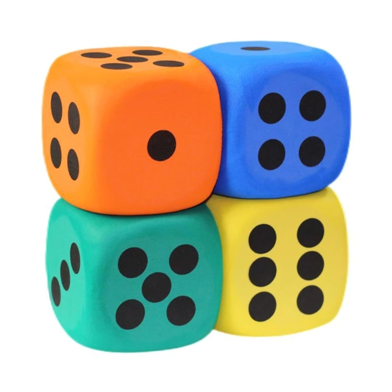 Hat oldalsó pontkocka színes kockák tanulást segítő játék kockák matematikatanításhoz - 1