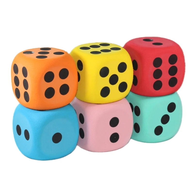 Hat oldalsó pontkocka színes kockák tanulást segítő játék kockák matematikatanításhoz - 2