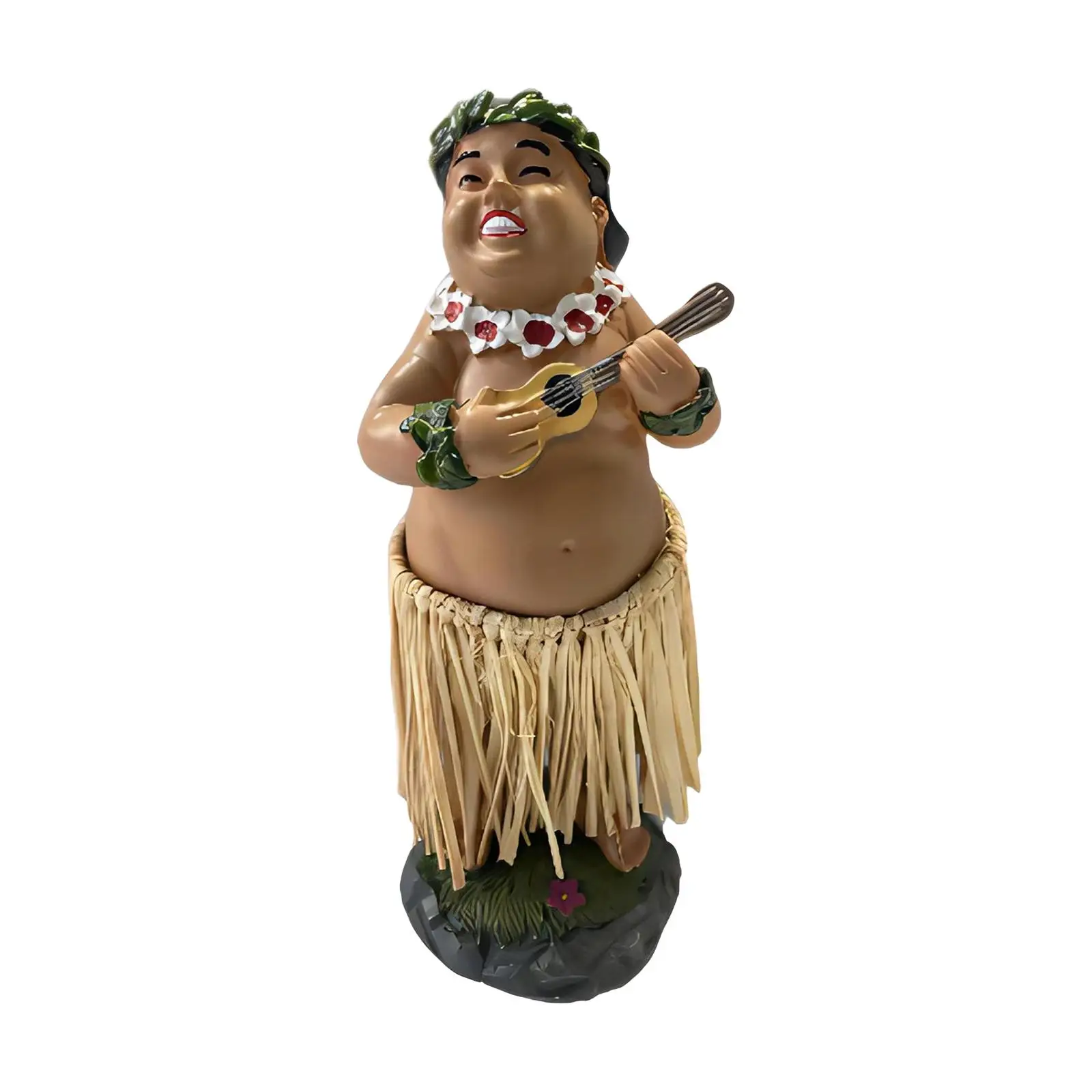 Hawaii lány pózol Mini dekoratív Hawaii emléktárgy gyűjtemény Figurák Dekorációk Hawaii műszerfal baba 6.30inch Party - 1