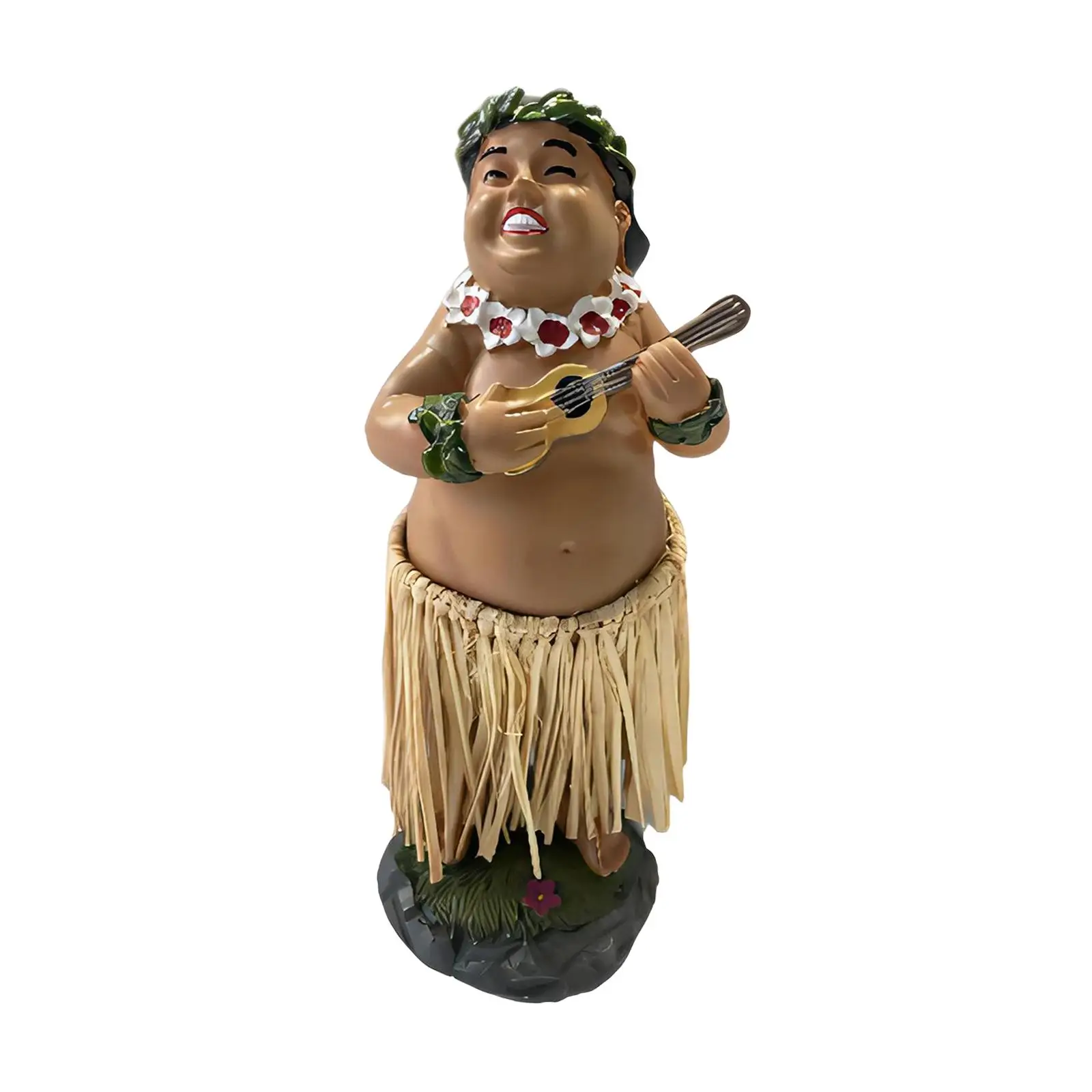 Hawaii lány pózol Mini dekoratív Hawaii emléktárgy gyűjtemény Figurák Dekorációk Hawaii műszerfal baba 6.30inch Party - 5