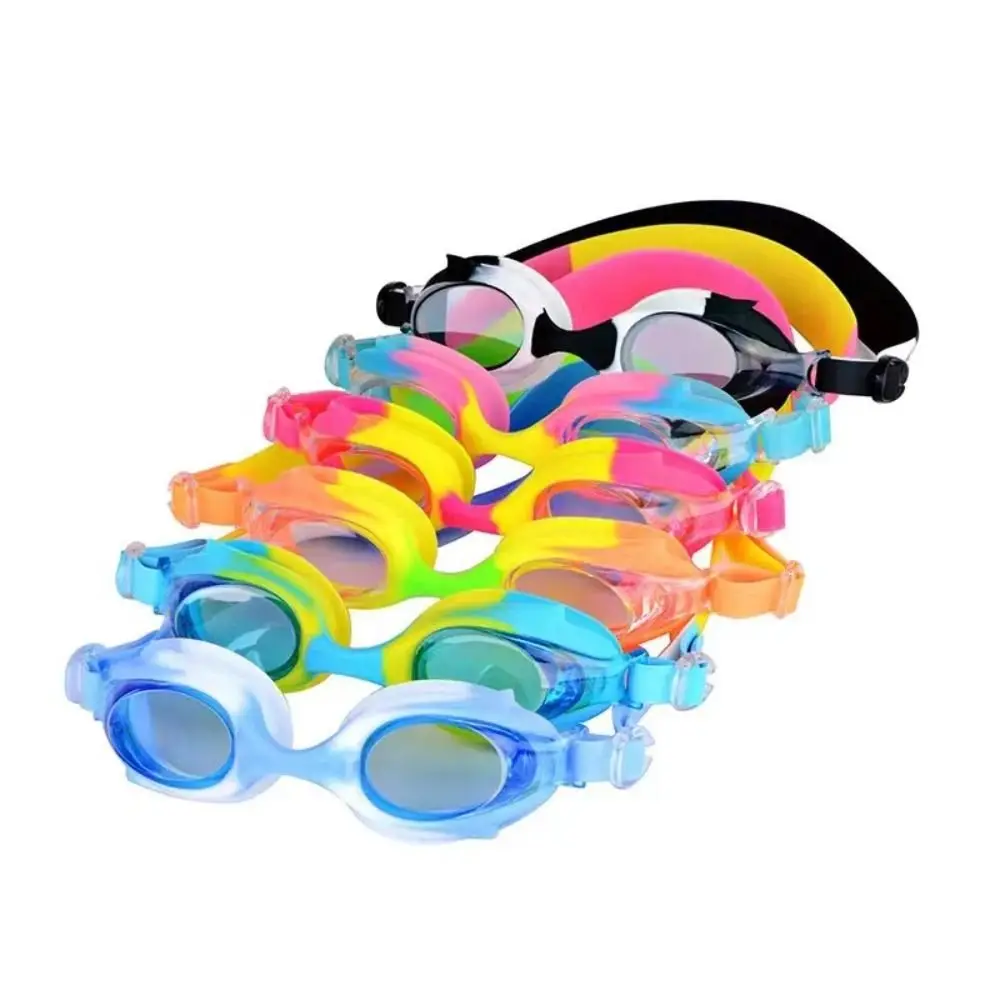 HD 3-14Y Anti-UV színes szilikon anyag Úszófelszerelés Búvár szemüveg Úszó szemüveg Gyerek medence szemüveg Gyermek úszószemüveg - 0