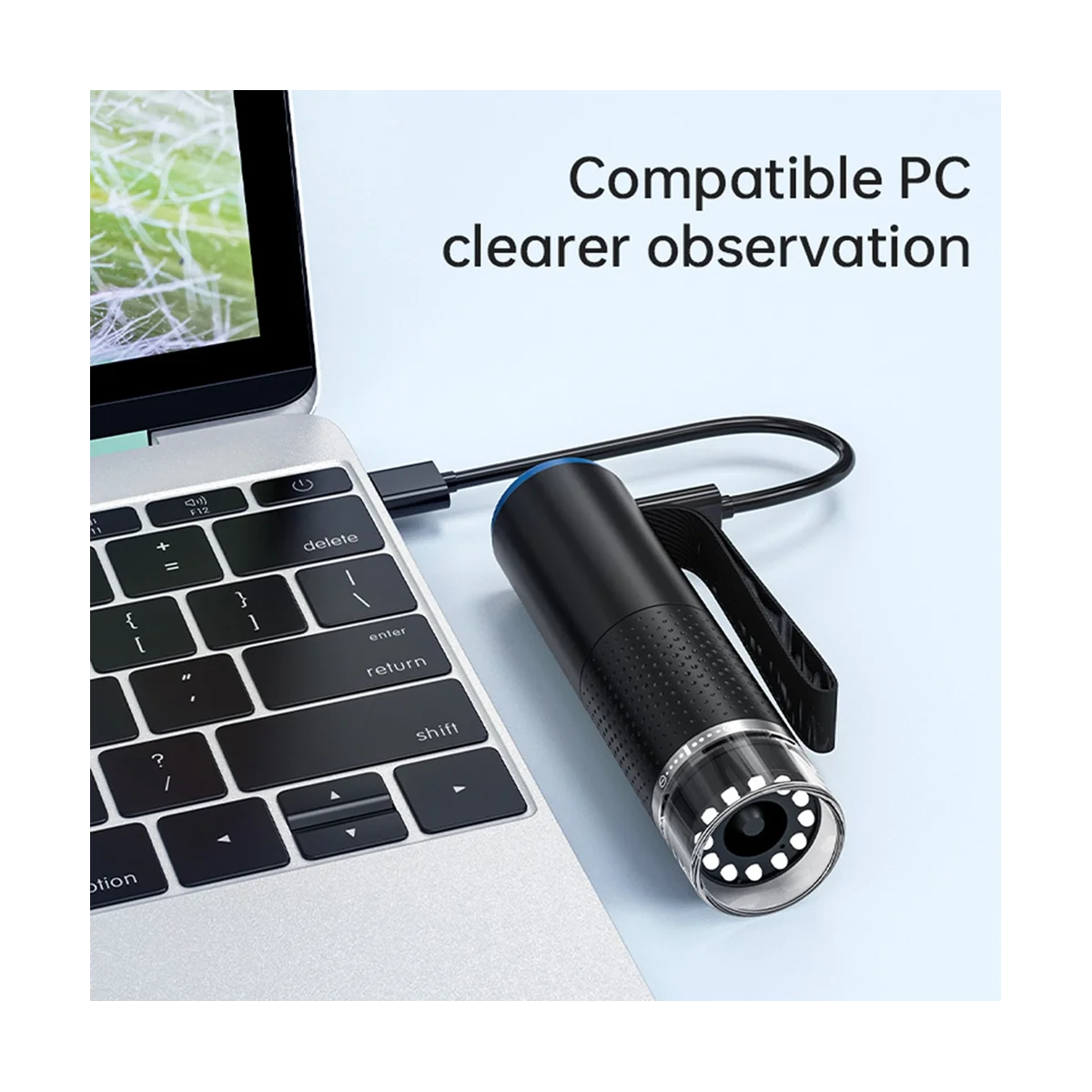 Hordozható digitális mikroszkóp 50X-1000X 2MP USB vezeték nélküli elektronikus mikroszkópok Androidra IOS PC zoom kamera nagyító 1 - 1