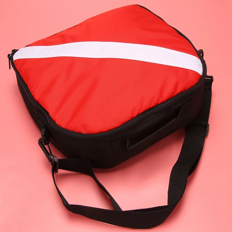 Hordozható tartós nylon merülés zászló búvárkodás védő szabályozó táska cipzáras fogantyúval - 3