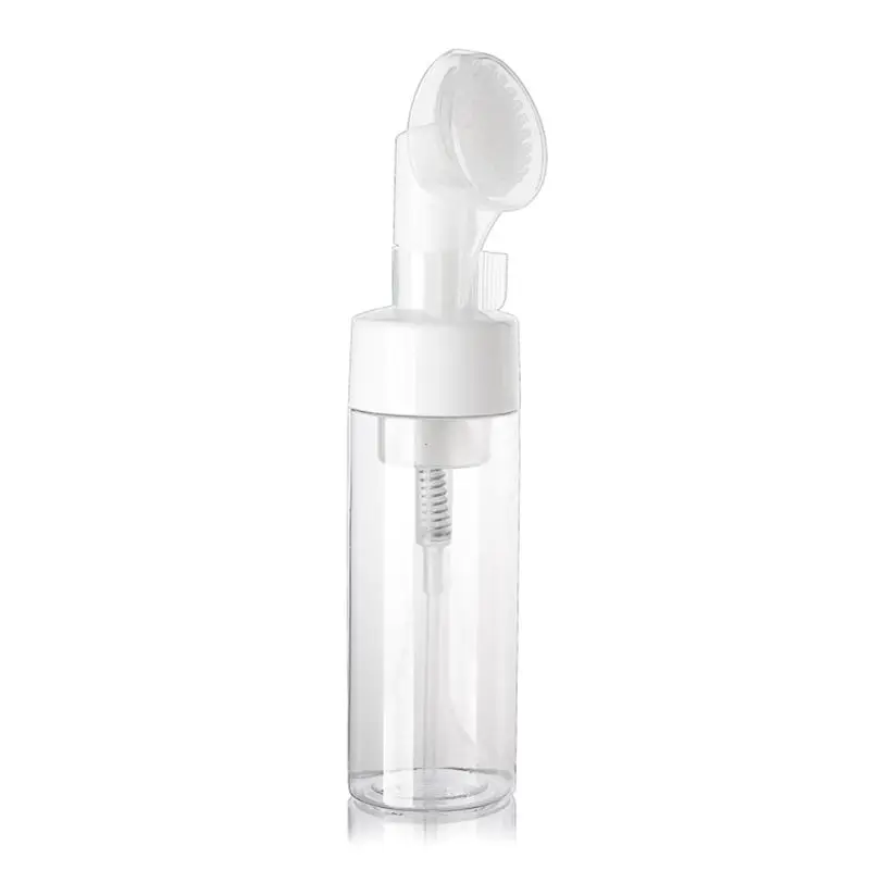 Hordozható utazószivattyú adagoló FACIAL Cleanser habkészítő palackhoz szilikon tiszta kefével kozmetikumokhoz - 3