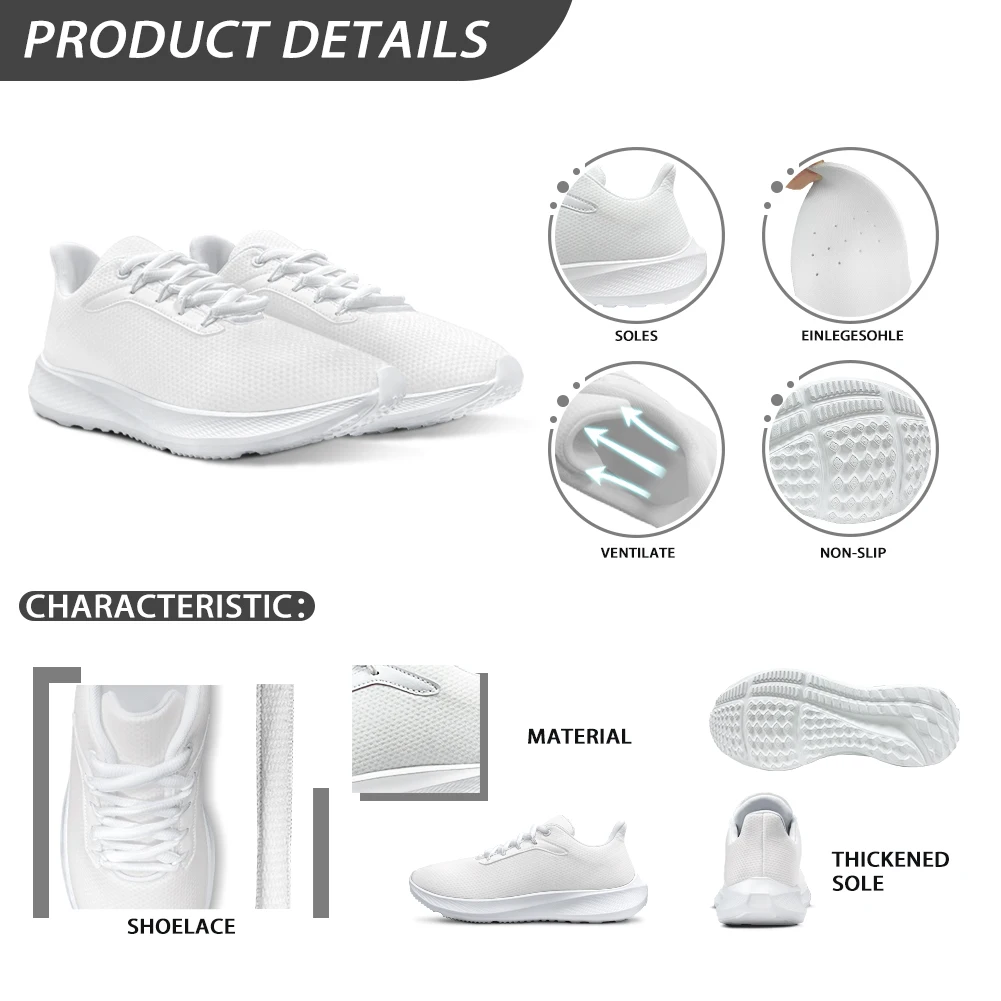Hot Medical Caduceus minta nyomtatás Női sportcipők Nyári szabadtéri sportcipők Futócipők Fűzős csúszásmentes vulkanizált cipők - 5