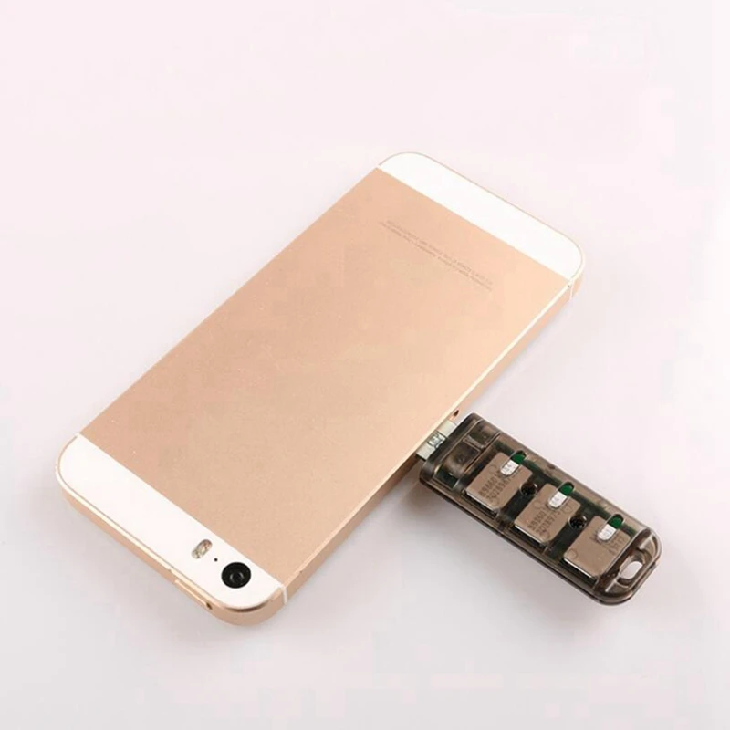  Hot TTKK 2X 6 foglalatos SIM-kártya adapter Multi-SIM kártyaolvasó Mini SIM Nano független vezérlőkapcsolóval iPhone 5/6/7/8 / X készülékhez - 4