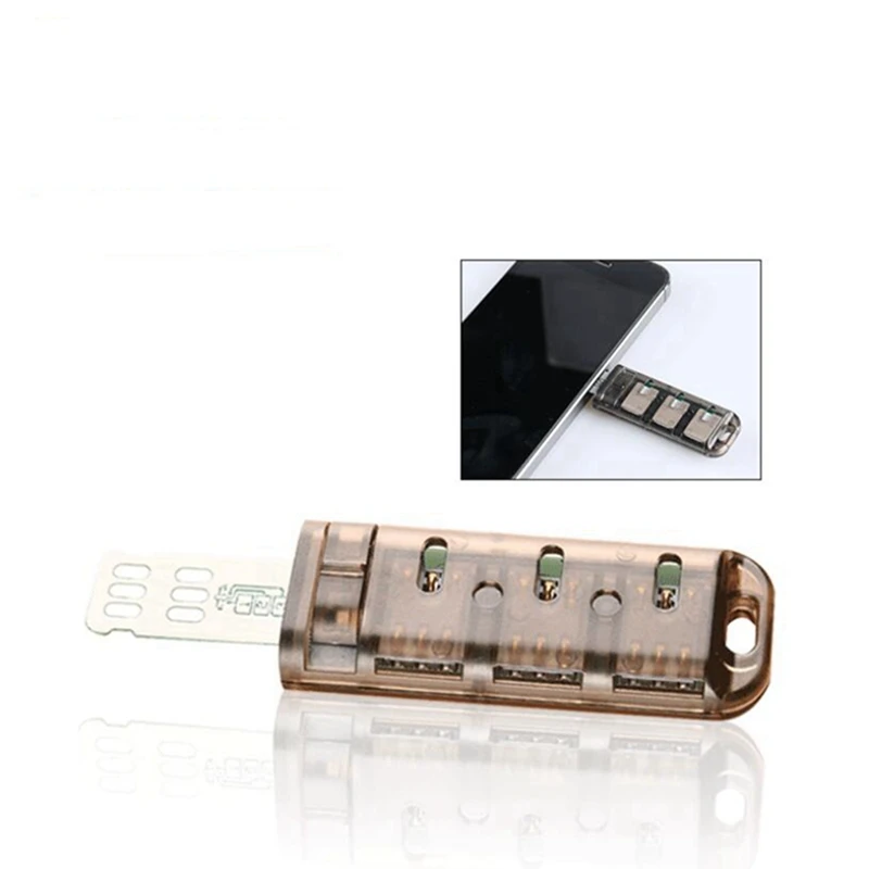  Hot TTKK 2X 6 foglalatos SIM-kártya adapter Multi-SIM kártyaolvasó Mini SIM Nano független vezérlőkapcsolóval iPhone 5/6/7/8 / X készülékhez - 5