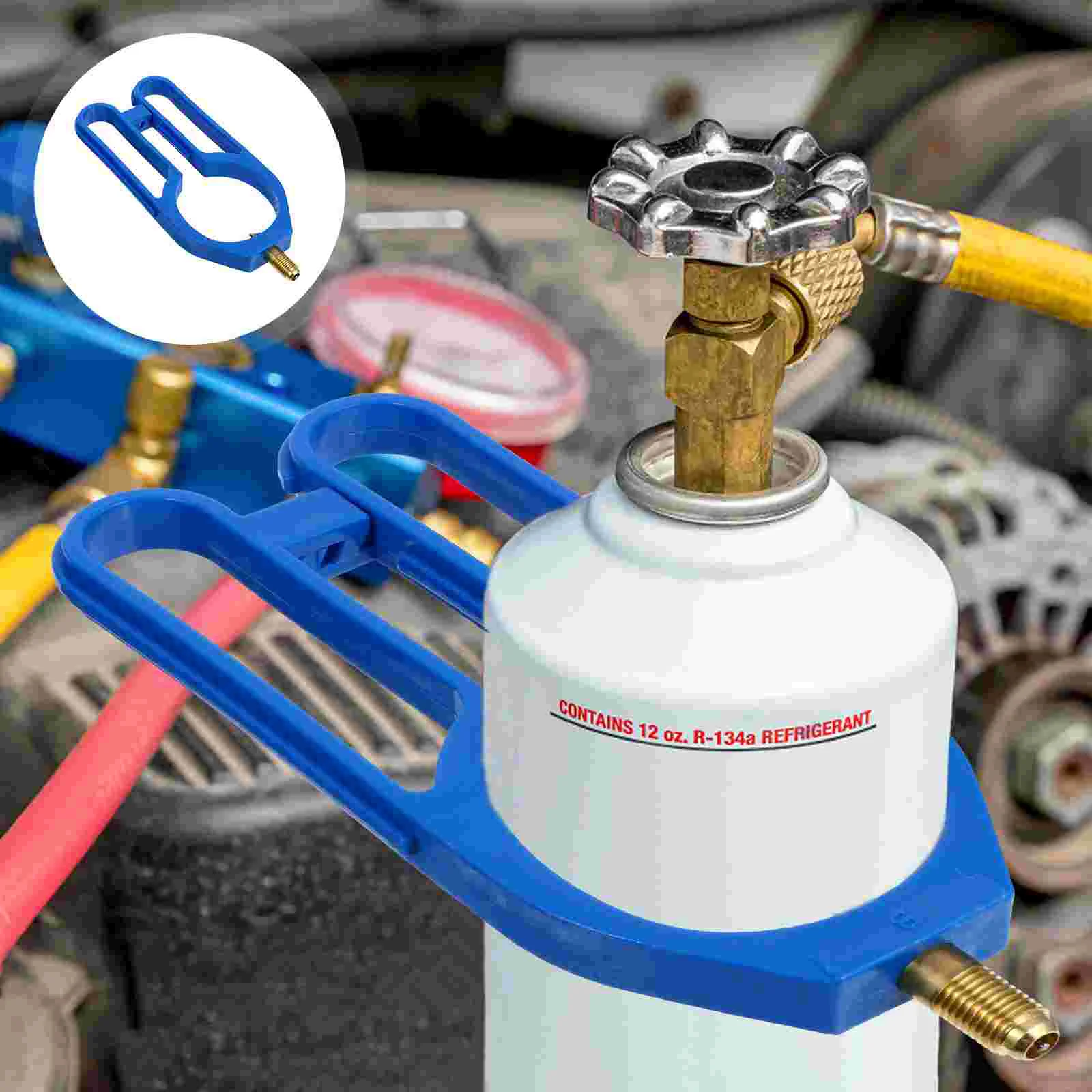 Hűtőközeg olaj oldal AC oldalsó rögzítés Hűtőközeg palacknyitó autó légkondicionáló eszköz - 2