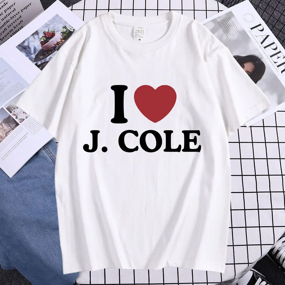 I Love J Cole grafikus póló 2023-as évek rap hiphop punk rövid ujjú póló férfi divat vintage túlméretezett harajuku póló - 1