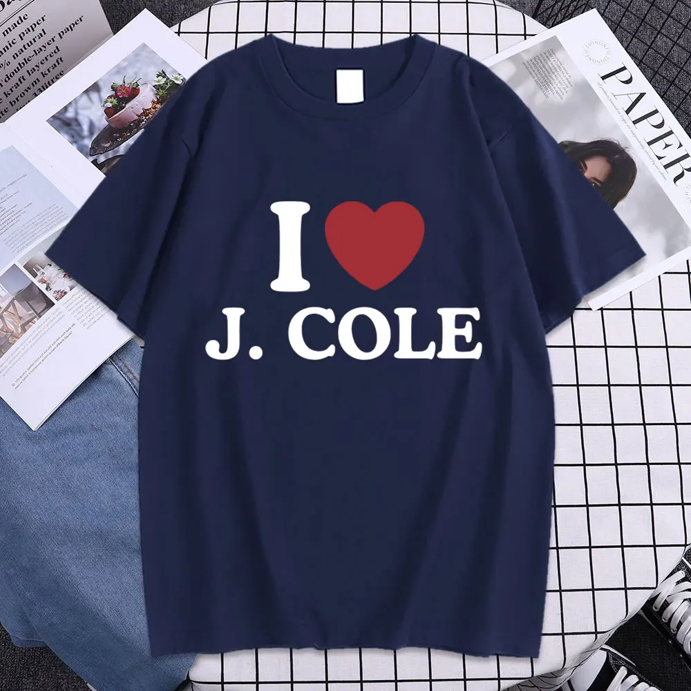 I Love J Cole grafikus póló 2023-as évek rap hiphop punk rövid ujjú póló férfi divat vintage túlméretezett harajuku póló - 2