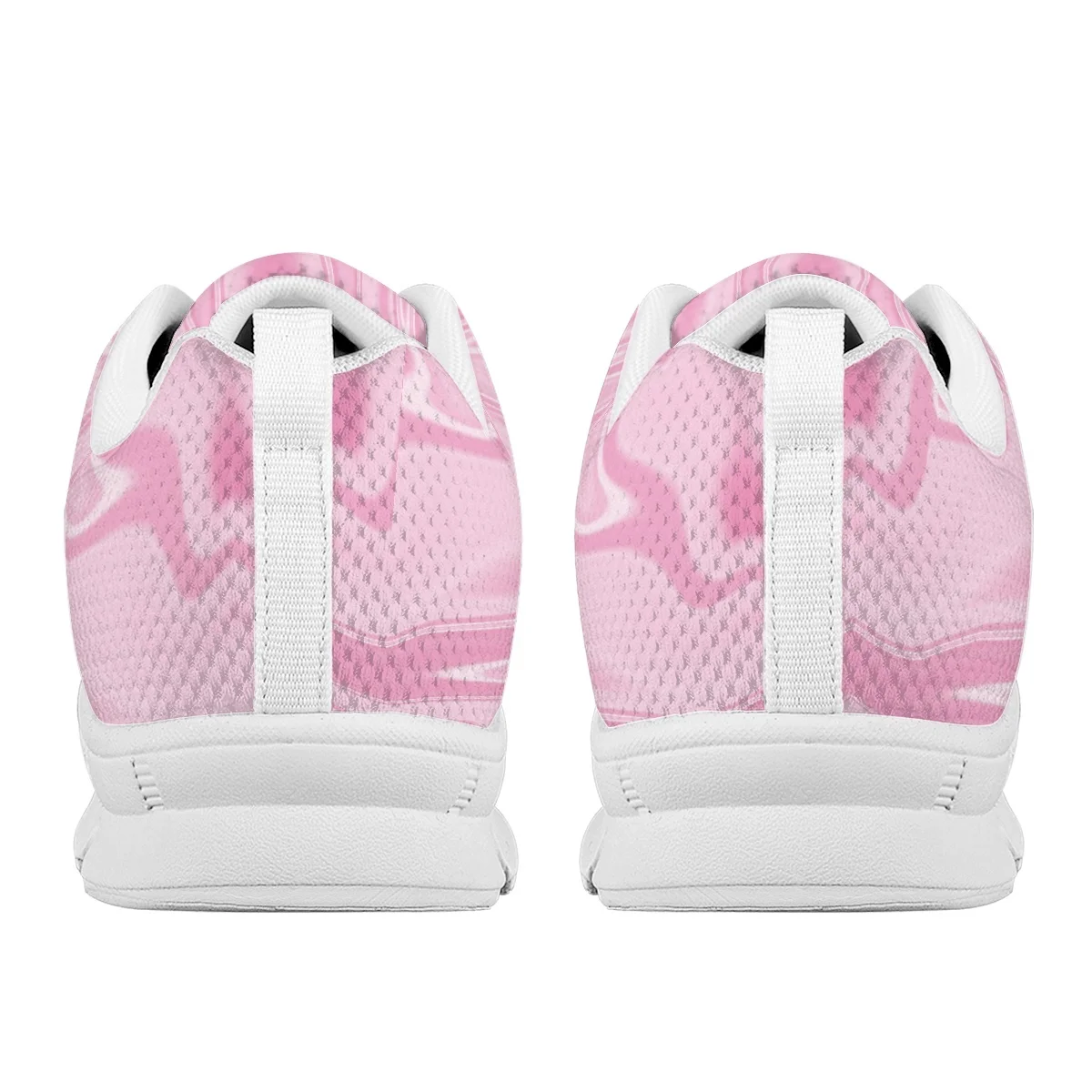 INSTANTARTS Könnyű, csúszásmentes vulkanizált tornacipők Rózsaszín pillangók Design Lapos cipők nőknek Kopásálló sportcipők - 5