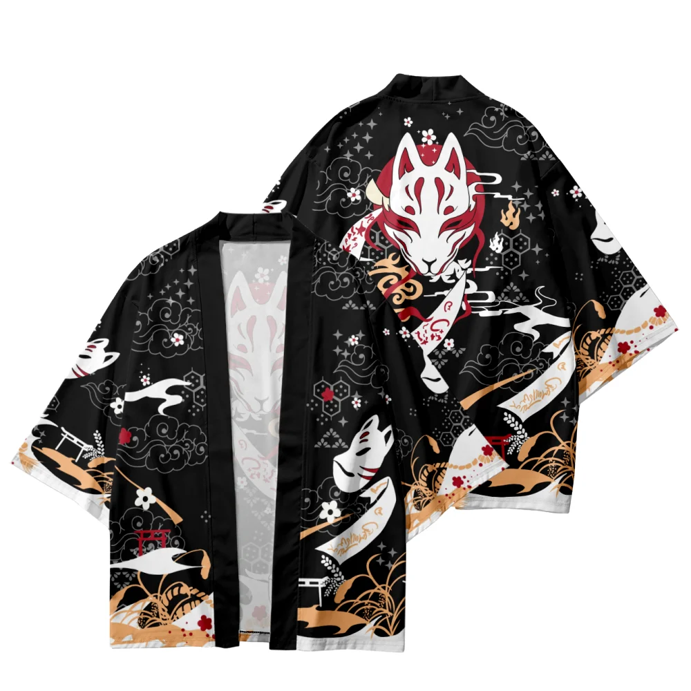 Japán kimonó férfi eredeti design Uomo kiváló minőségű Haori Yukata női kimonó szamuráj ruházat Cardigan Harori férfi 2023 - 2