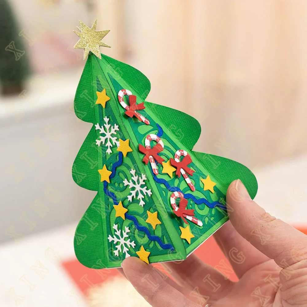 Karácsonyi házikó Fém kézműves vágás meghal DIY scrapbook papír napló dekorációs kártya kézzel készített dombornyomás Új termék 2023-ra - 2