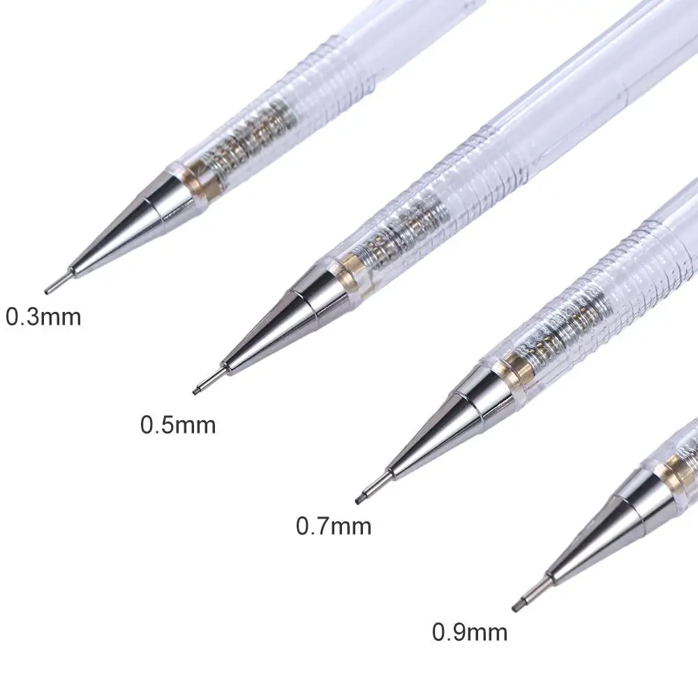 Kellékek Diák 0,3 0,5 0,7 0,9 mm Átlátszó művészeti festészet Automatikus ceruza Mozgatható ceruza Hajtóceruza Mechanikus ceruza - 0