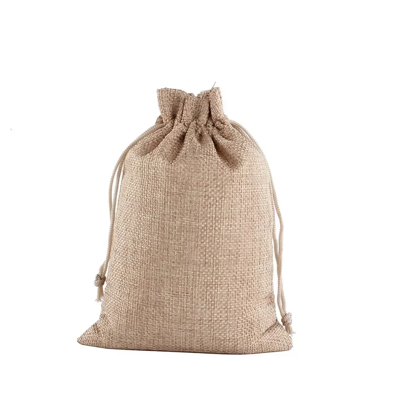 Kender táska húzózsinóros szájtároló táska Játék ékszer ékszer csomagolás egyszerű design kis szövettáska - 2