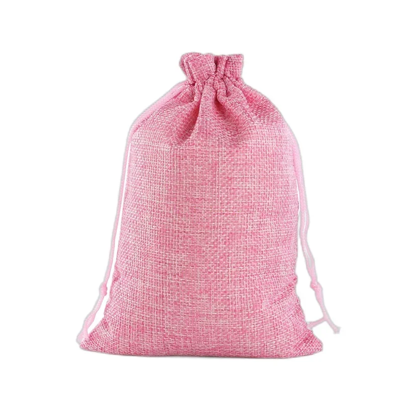 Kender táska húzózsinóros szájtároló táska Játék ékszer ékszer csomagolás egyszerű design kis szövettáska - 4