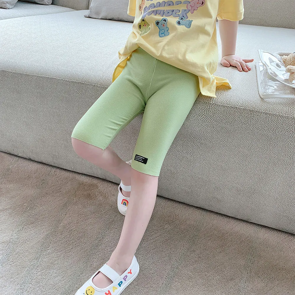 Kislány nadrág Lány alkalmi rövidnadrág Új nyár Új cukorka színű divat Cool Girl sztreccs nadrág Lélegző vékony szakasz rövidnadrág - 2