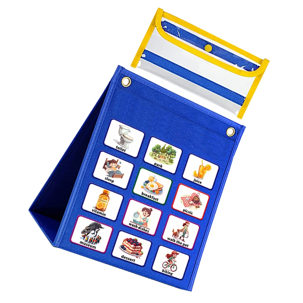Kártya tároló függő táska Kisgyerek felelőssége Rutin edzés Házimunka táblázat gyerekeknek Több - 4