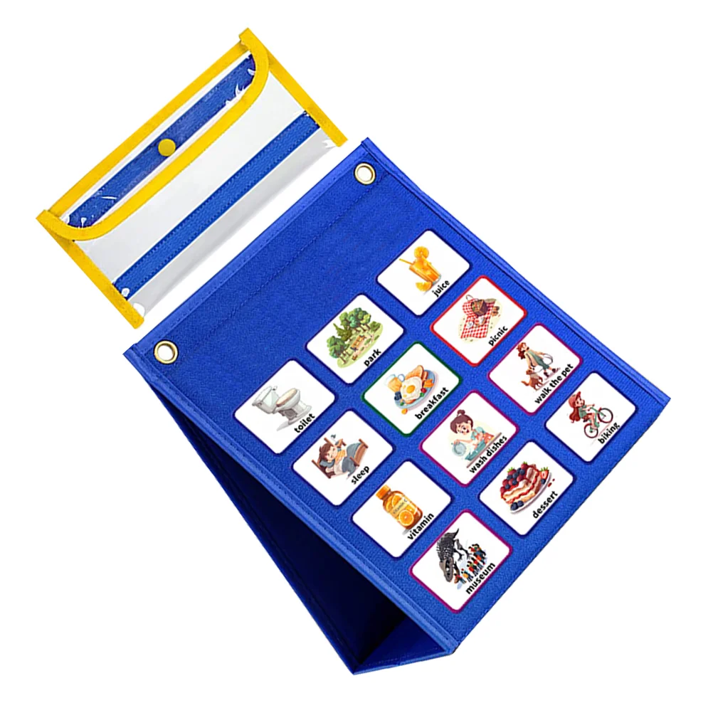 Kártya tároló függő táska Kisgyerek felelőssége Rutin edzés Házimunka táblázat gyerekeknek Több - 5
