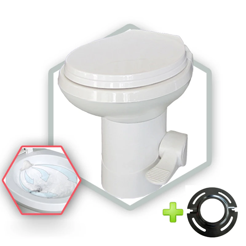 Környezetbarát, víztakarékos, egyenes soros lakóautó WC autó WC vidéki száraz WC kunyhó átalakító dezodor - 1