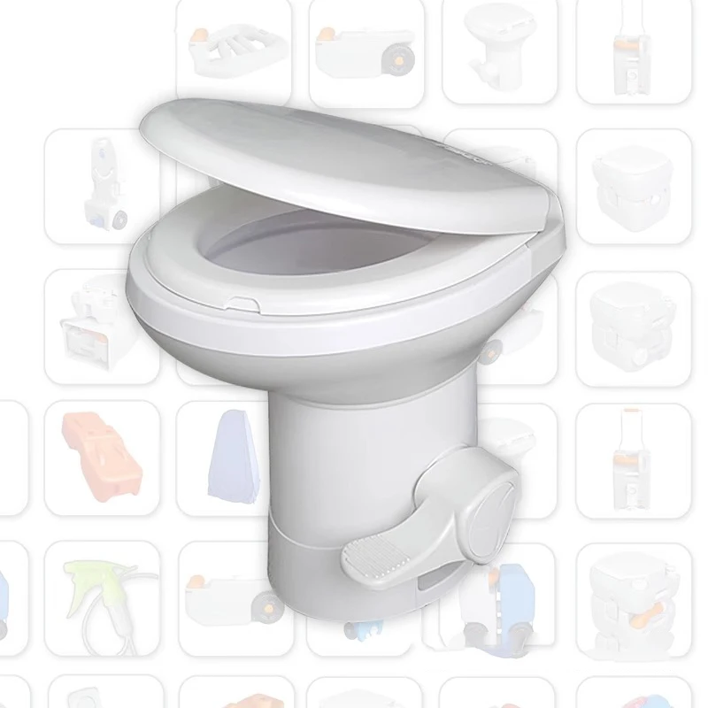 Környezetbarát, víztakarékos, egyenes soros lakóautó WC autó WC vidéki száraz WC kunyhó átalakító dezodor - 2