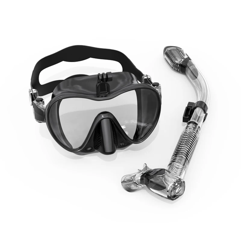  legújabb népszerű búvármaszk szabadalmaztatott levehető kameratartó Snorkeling Freediving búvár keret nélküli maszk - 1