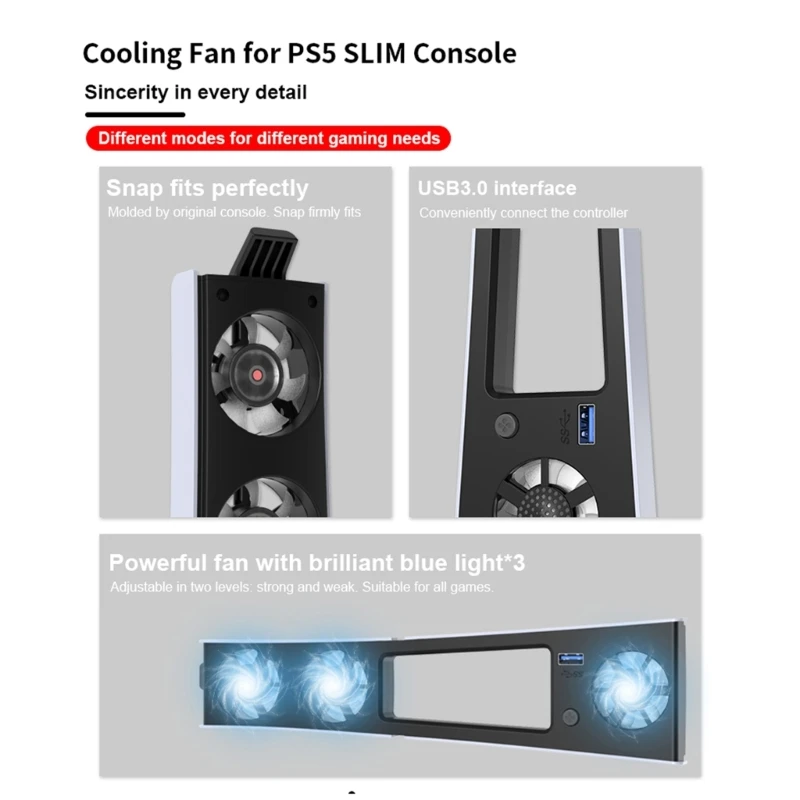 M2EC hűtőrendszer 3 ventilátorral a Slim Digital & Discs Edition USB3.0 porthoz - 1