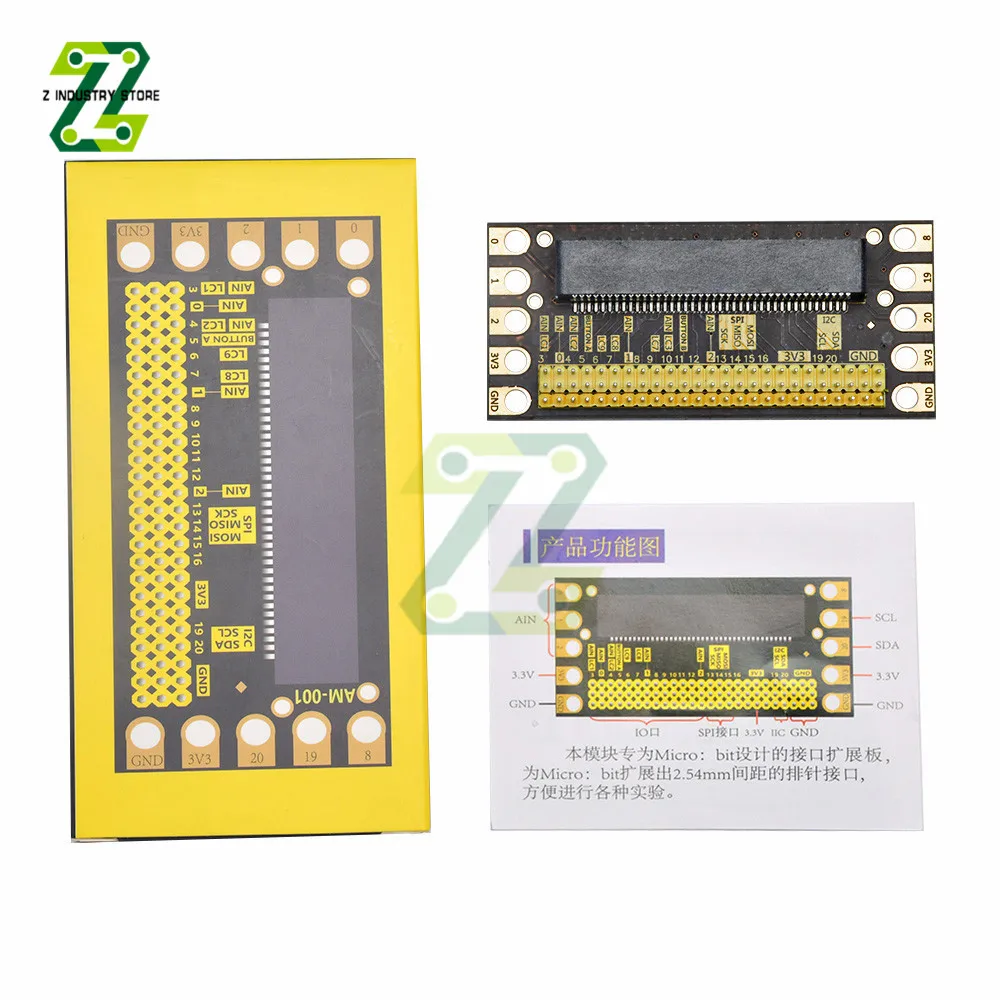 Micro:bit bővítőkártya Super bit bővítőkártya modul IO vízszintes adapterlemez belépési szint - 3
