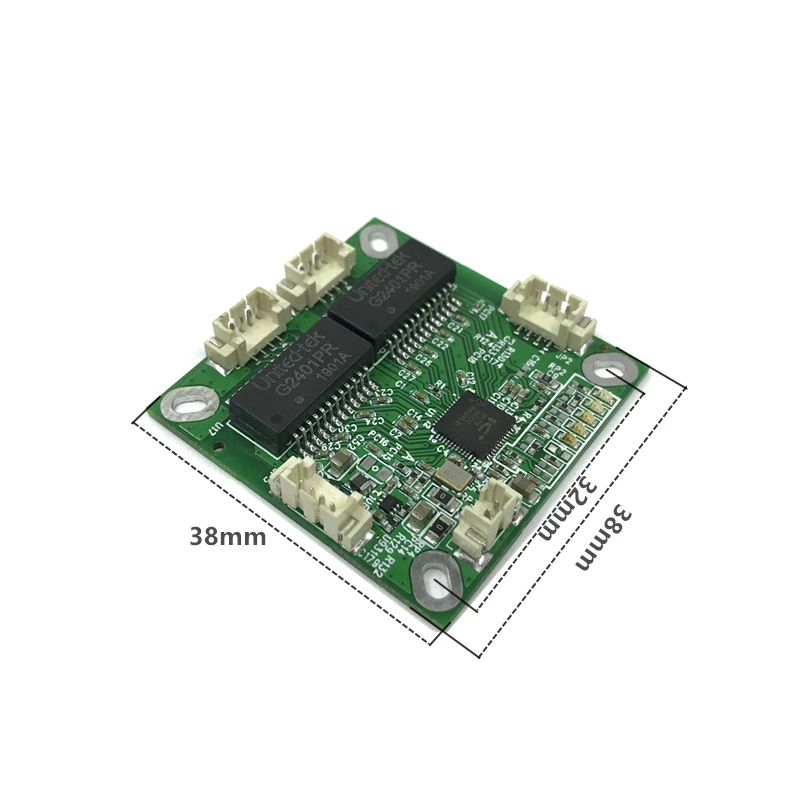 Mini PBCswitch modul PBC OEM modul mini méret 3/4/5 Portok Hálózati kapcsolók Nyák-kártya mini Ethernet kapcsoló modul 10/100Mbps - 4