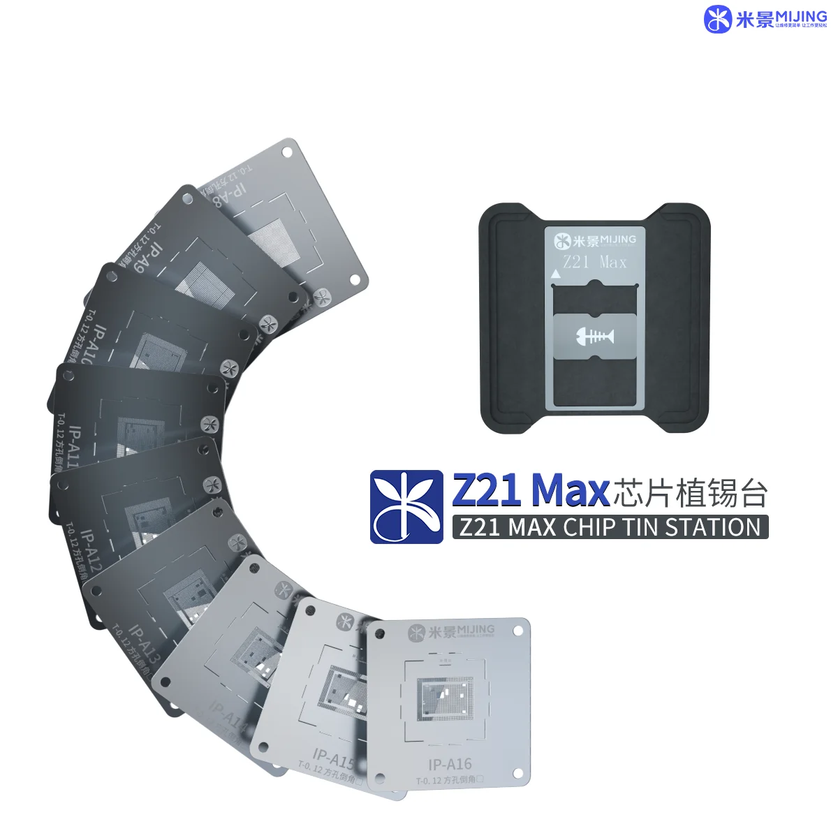 MJ Mijing Z21max zxitai apple android chip 6-14 CPU zxitai A8-A16 mágneses 0,12 négyzet alakú lyuk Ónháló ültetése - 2
