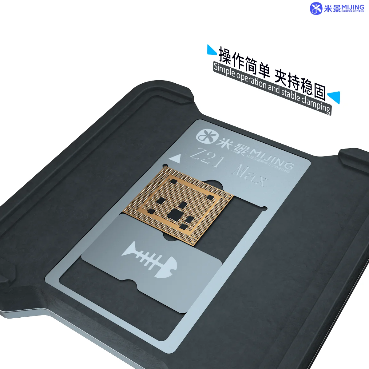MJ Mijing Z21max zxitai apple android chip 6-14 CPU zxitai A8-A16 mágneses 0,12 négyzet alakú lyuk Ónháló ültetése - 4