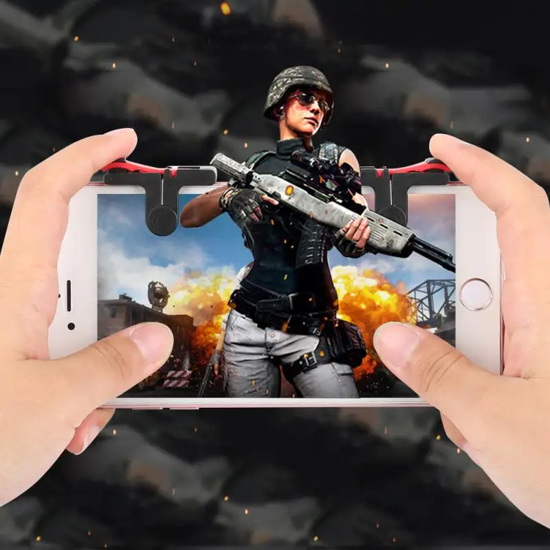  mobil játékvezérlő játékvezérlő trigger célzás gomb L1 R1 lövöldözős joystick különböző modell telefon játékpad Accesorios - 1