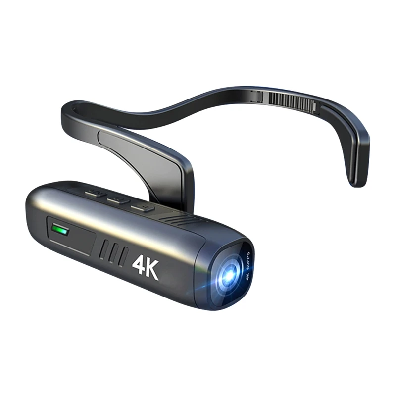 MOOL 4K 30FPS fejre szerelt kamera Hordható Wifi videokamera 120 ° -os széles látószögű objektív rázkódás elleni APP vezérlő kamera - 0