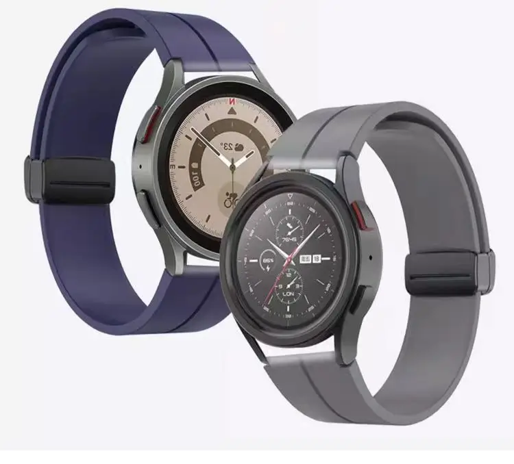 Mágneses csat szilikon szíj Huawei Watch 3 pro GT3 GT2 42mm 46mm Mi Watch S1 Pro / Watch színes 2 20mm 22mm öv karkötőhöz - 3