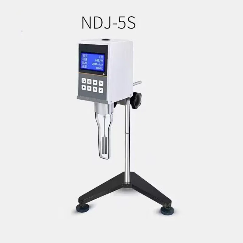 NDJ-8S NDJ-5S NDJ-9S Forgó digitális viszkoziméter viszkozitás teszter 10 ~ 6000000 mPa.s viszkoziméter hőmérséklet-érzékelővel - 5