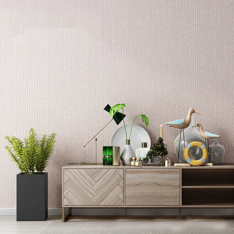 Nem öntapadó tapéta nappali hálószoba háttérfal modern minimalista egyszínű tapéta fali dekoráció - 3