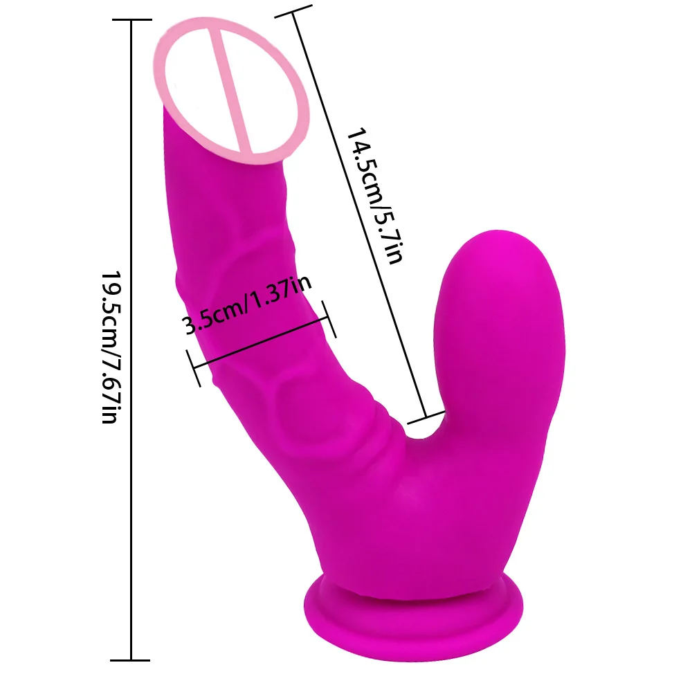 Női folyékony szilikon kétfejű dildó hamis szimulált nagy pénisz női Vigina és anális maszturbátorok számára Szexuális játékok szállítói - 2