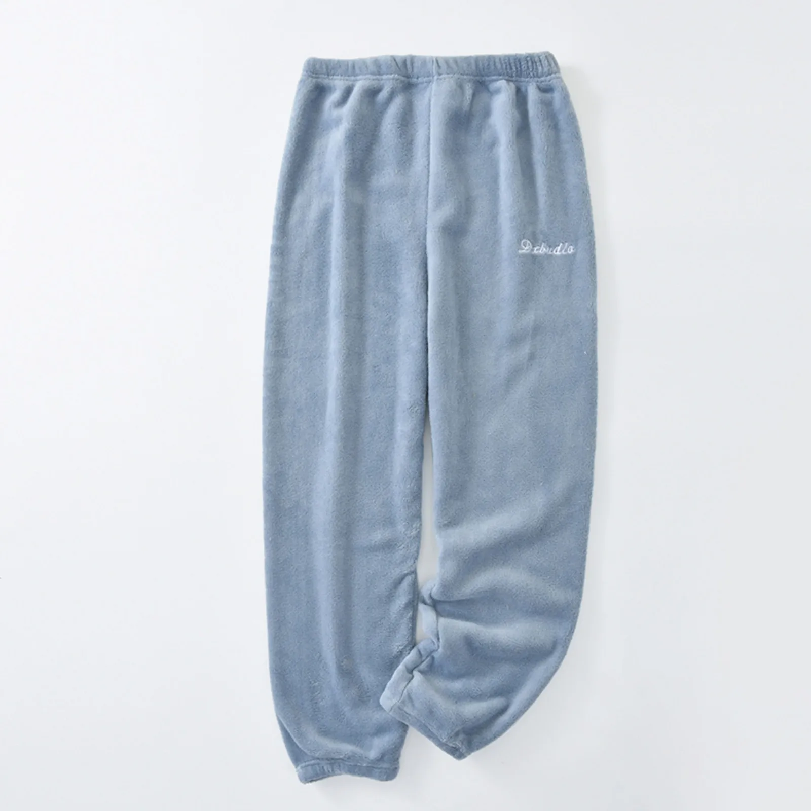 Női otthoni nadrág Egyszínű alkalmi Meleg párnázott pizsama nadrág Laza kényelmes rugalmas derék Homewear Hosszú nadrág - 2
