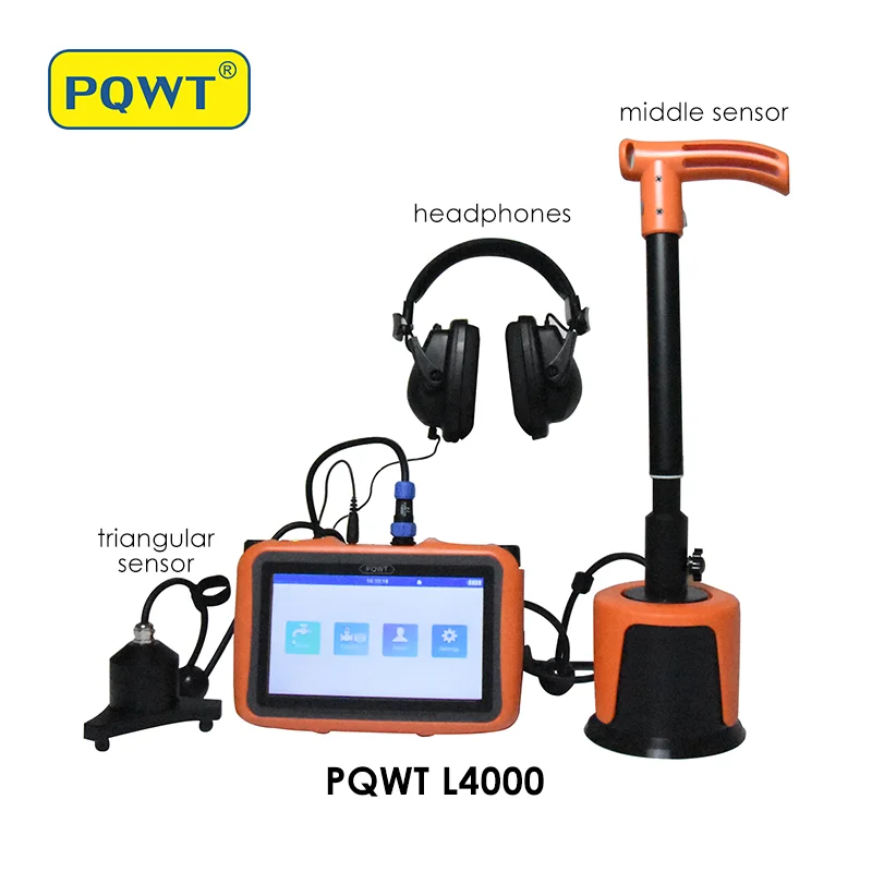 PQWT-L4000 vízvezetékcső-érzékelő beltéri és kültéri csőszivárgás-érzékelő a csővezeték szivárgásának pontos helye vízvezeték javítás - 1