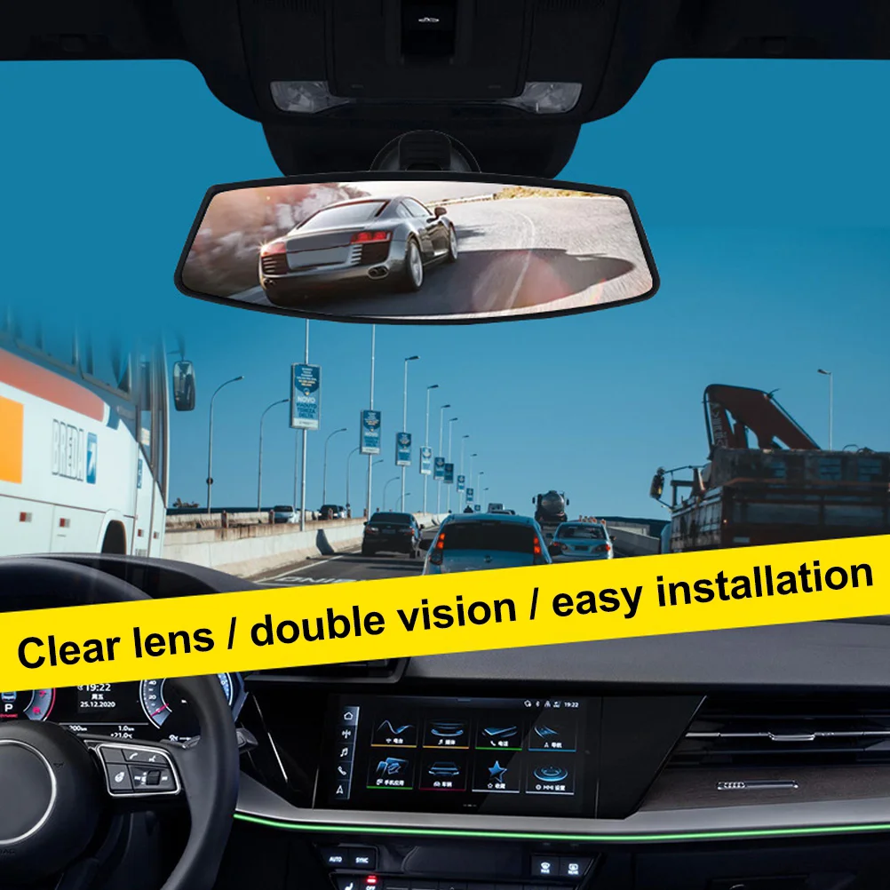 praktikus autós nézet hátsó tükör nagy mező visszapillantó tükör visszapillantó tükör - 4