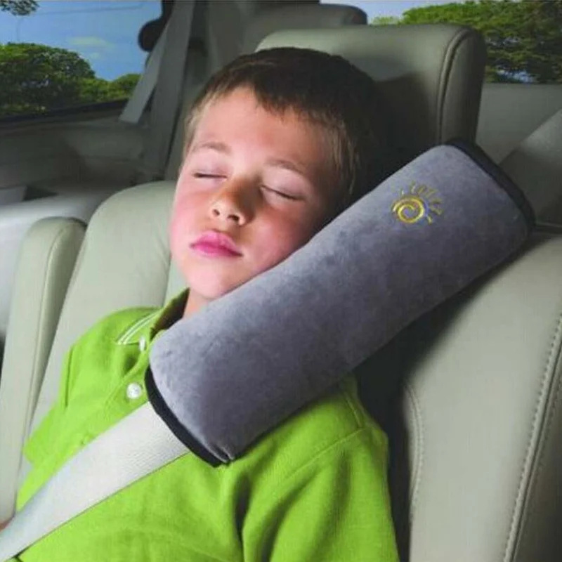 puha babapárna autó biztonsági öv ülés alvás pozicionáló heveder védje a vállpárnát állítsa be a jármű üléspárnáját gyermekek számára - 1