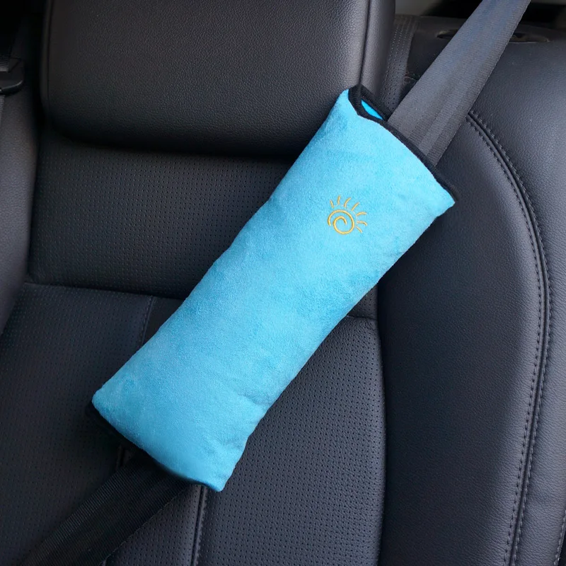 puha babapárna autó biztonsági öv ülés alvás pozicionáló heveder védje a vállpárnát állítsa be a jármű üléspárnáját gyermekek számára - 3